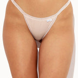 Chilot tanga ingust din bumbac nude CECILIA S1792