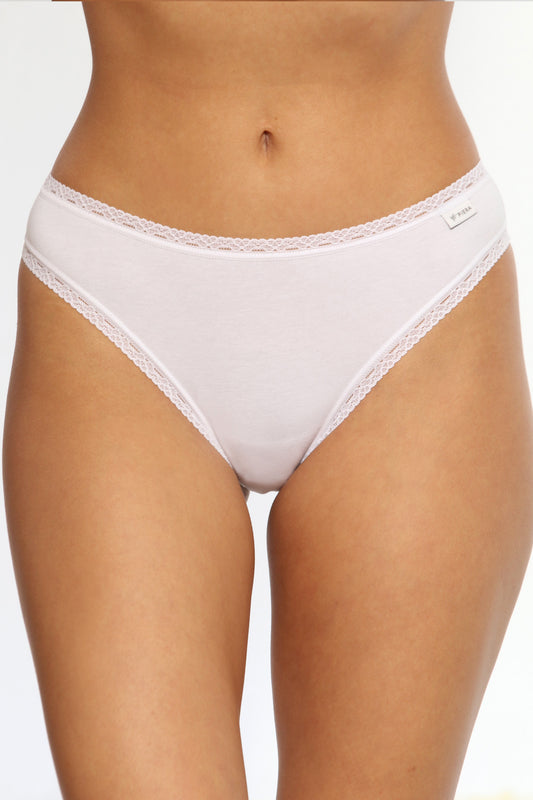 Chilot brazilian ingust din bumbac alb CECILIA S1793