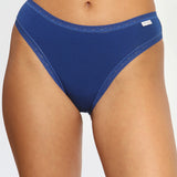 Chilot brazilian ingust din bumbac albastru CECILIA S1793