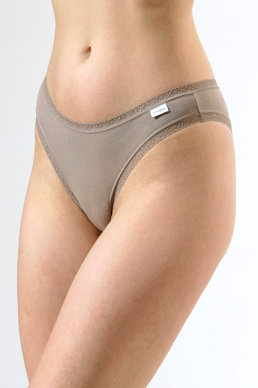 Chilot brazilian îngust brun CECILIA S1793