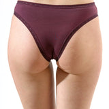 Chilot brazilian îngust burgundy CECILIA S1793