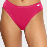 Chilot brazilian ingust din bumbac fucsia CECILIA S1793