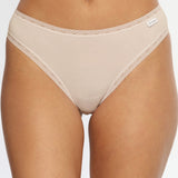 Chilot brazilian ingust din bumbac nude CECILIA S1793