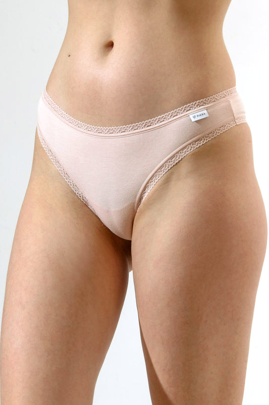 Set 3 chiloti brazilieni roz CECILIA S1793
