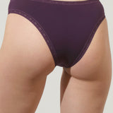 Chilot brazilian din bumbac mov CECILIA S1794