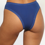 Chilot brazilian din bumbac albastru CECILIA S1794