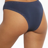 Chilot brazilian din bumbac bleumarin CECILIA S1794