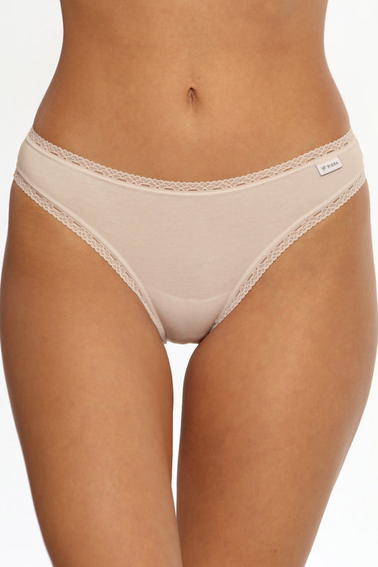 Chilot brazilian din bumbac nude CECILIA S1794