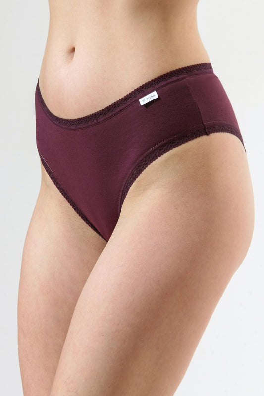 Chilot brazilian mediu burgundy CECILIA S1795