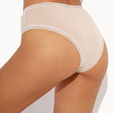 Chilot brazilian inalt bumbac Nude CECILIA S1795