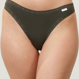 Chilot clasic din bumbac kaki CECILIA S1796