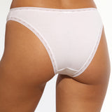 Chilot clasic din bumbac alb CECILIA S1796