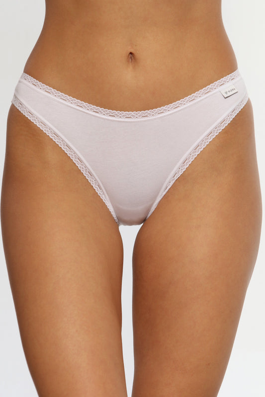 Chilot clasic din bumbac alb CECILIA S1796