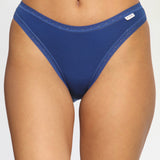 Chilot clasic din bumbac albastru CECILIA S1796