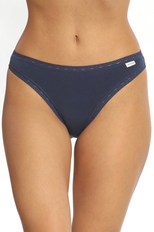 Chilot clasic din bumbac bleumarin CECILIA S1796