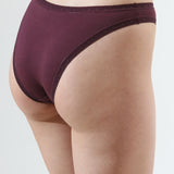 Chilot clasic îngust burgundy CECILIA S1796