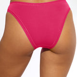 Chilot clasic din bumbac fucsia CECILIA S1796