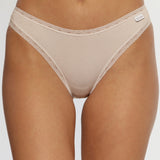 Chilot clasic din bumbac nude CECILIA S1796