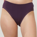 Chilot clasic din bumbac mov CECILIA S1797