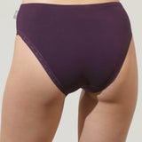 Chilot clasic din bumbac mov CECILIA S1797