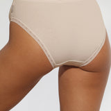 Chilot clasic din bumbac nude CECILIA S1797