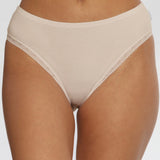 Chilot clasic din bumbac nude CECILIA S1797