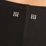 Chilot brazilian cu strasuri negru SOFIA S1835S