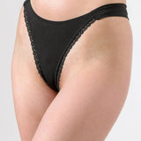 Chilot tanga negru ELLA S1863