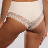 Chilot brazilian cu talie înaltă ecru ANNA S1882