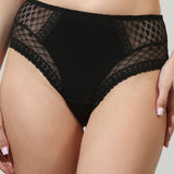 Chilot clasic talie inalta negru ANNA S1883