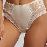 Chilot clasic cu talie înaltă ecru ANNA S1883