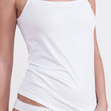 Maiou din bumbac alb ADELIA C0172