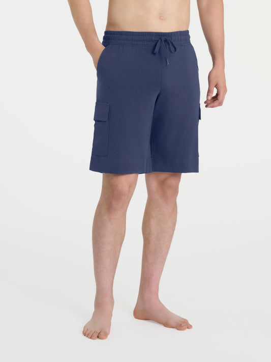 Pantaloni de casă albastru Ragno U824EC