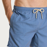 Șort de baie albastru dungat Ragno U825EB