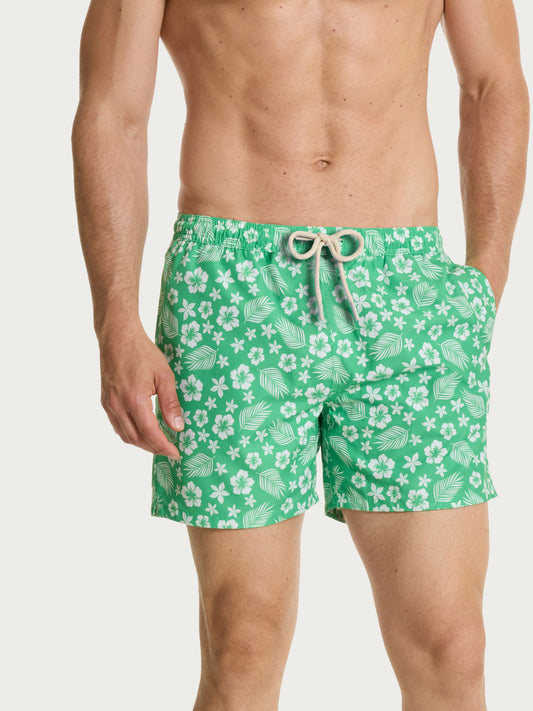 Șort de baie verde deschis Ragno U825EB