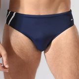 Slip de baie barbati bleumarin-ecru MAORI UD092