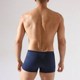 Boxer de baie barbati bleumarin-ecru MAORI UD093