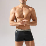 Boxer de baie negru-gri NELSON UD097