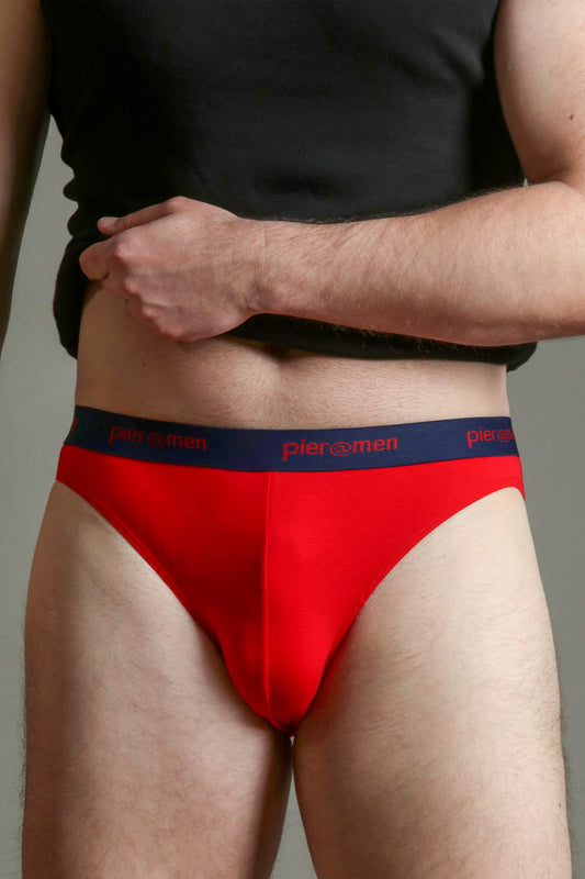 Chiloti barbati Rosii LUCA US007