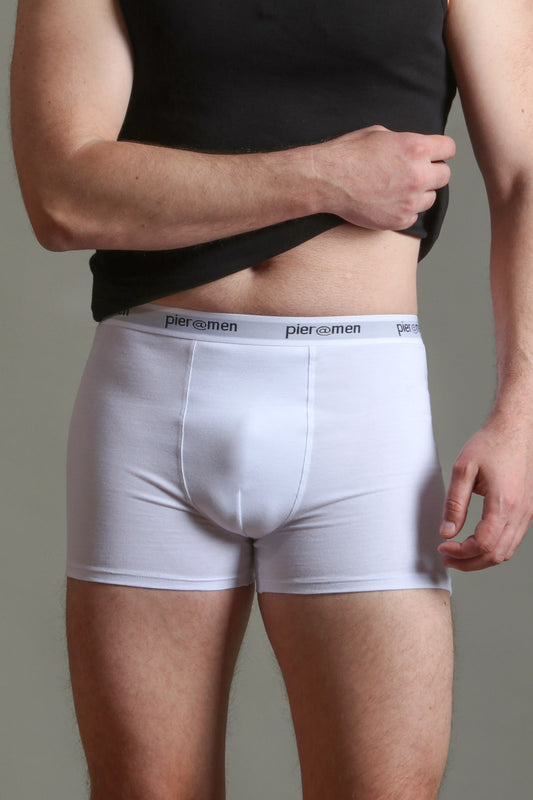 Boxer alb CAROL UX044