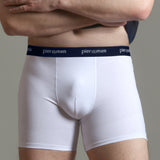 Boxer alb CAROL UX046B