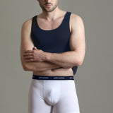 Boxer alb CAROL UX046B