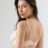 Sutien cu cupa neburetata roz KATE R1699