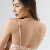 Sutien cu cupa soft decoltata roz ELLA R1692