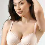 Sutien cu cupa soft roz ELLA R1693