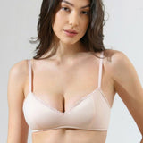 Sutien cu cupa buretata roz ELLA R1694