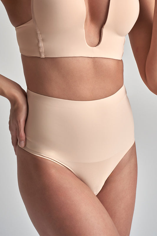 Tanga modelator Waist Control Bej UNDWCT