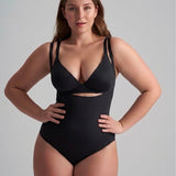 Body modelator Seameless Shapewear negru STBOBT