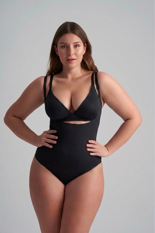 Body modelator Seameless Shapewear negru STBOBT