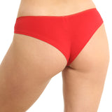 Set of 3 Brazilian Cotton Panties CAMI S0836-Red